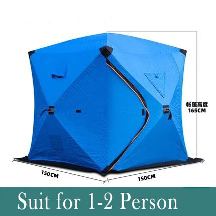 Portable Ice Fishing Tent Shelter - Easy Set-up Winter Fishing Tent