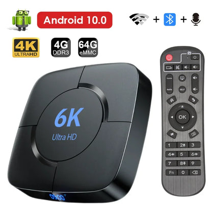 2024 H616 Versão Global H616 Android 10.0 TV Box Assistente de Voz 6K 3D Wifi 2GB 4GB RAM 32G 64G Media Player Caixa de Configuração HD Rápida 