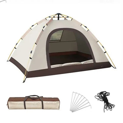 2-3 Pessoa Tenda Camping Dobrável Ao Ar Livre Totalmente Automático Velocidade Abertura Rápida Protetor Solar À Prova D'Água Wilderness Equipamento Portátil