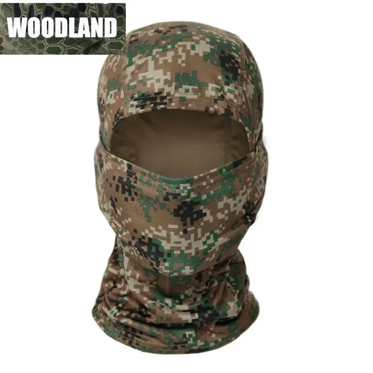 Multicam Tactical Balaclava Military Full Face Mask Shield Cover Cycling Army Airsoft Hunting Hat Camouflage Balaclava Scarf Leedoar