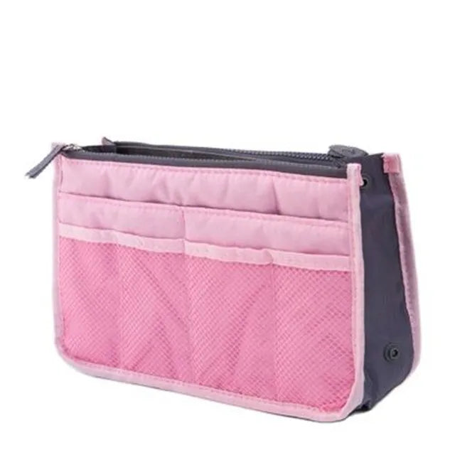 Bolsa de almacenamiento de cosméticos de gran capacidad, bolsa de viaje de nailon, organizador, bolso de mano, bolsa de cosméticos, bolsa de maquillaje para mujer, bolsa de belleza