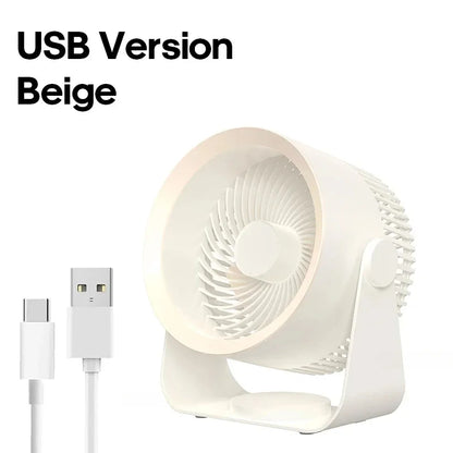 Ventilador elétrico sem fio 4000mah Ventilador circulador de ar portátil sem fio Ventilador de parede de mesa Resfriador de ar de teto Ventilador silencioso