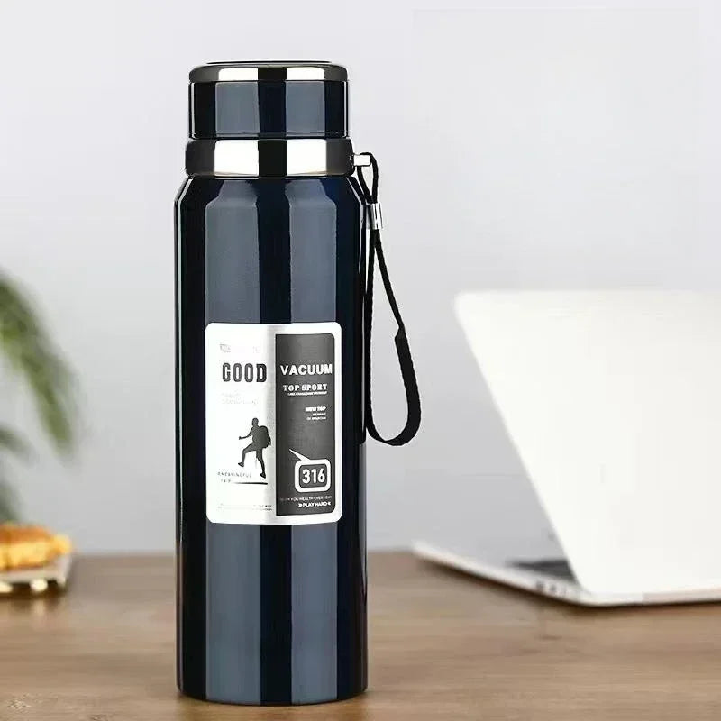 1000ml Large Capacity Stainless Steel Insulated Water Bottle