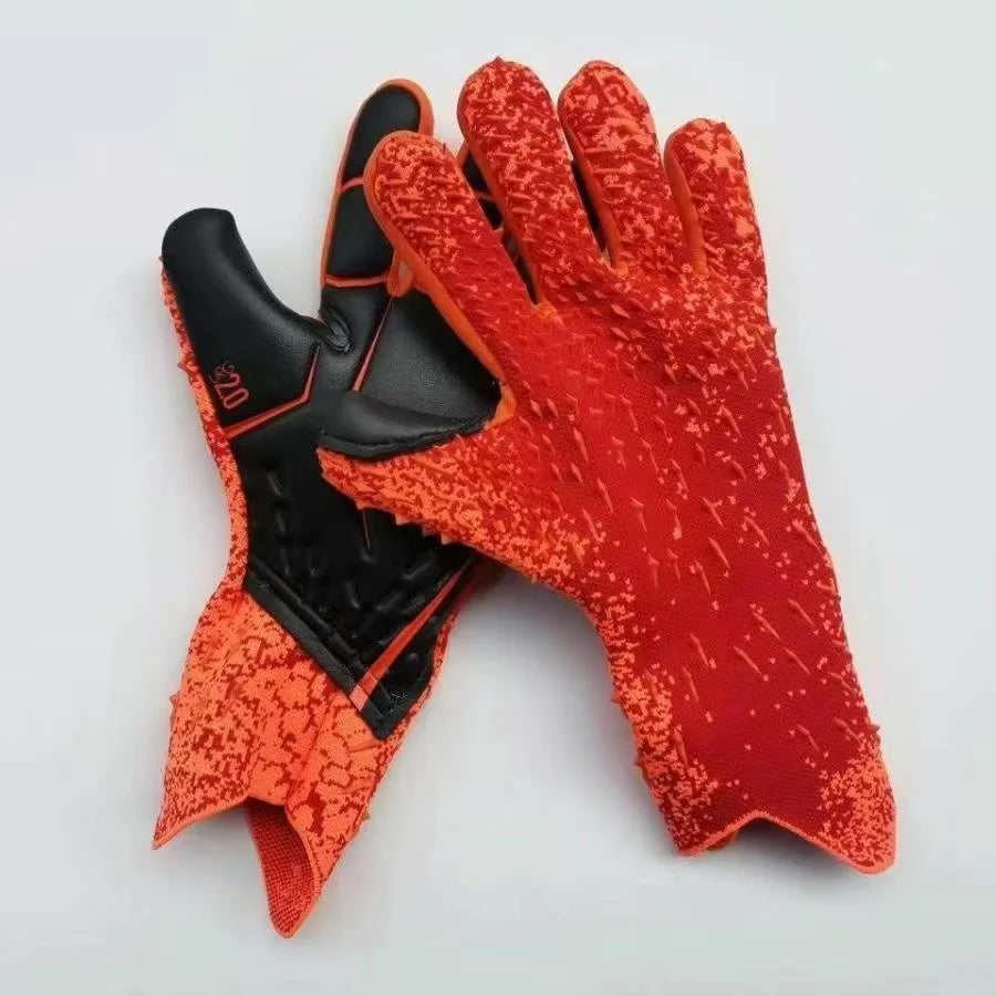 Football Goalkeeper Gloves Thickened Football Professional Protection Adult Youth Goalkeeper Latex Football Goalkeeper Gloves Leedoar