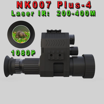 Digital Night Vision Scope Monocular 1080P 200-400M Infrared Camcorder Support Photo Video Recording with Rechargeable Battery Leedoar