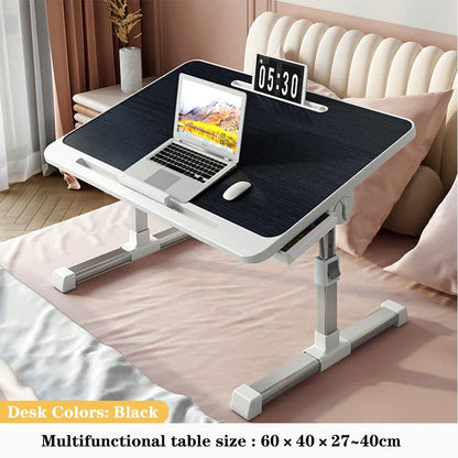 Foldable Lift Bed Small Table Home Learning Desk Simple Bedroom Computer Window Dormitory Student Table Laptop Computer Desk Leedoar