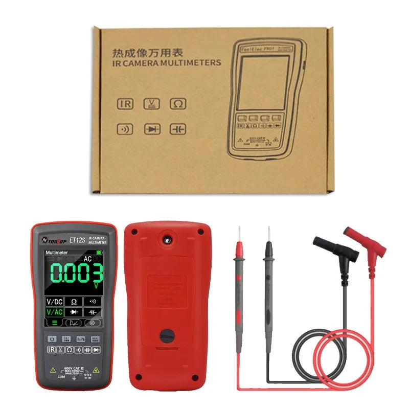 2 In 1 Thermal Imager Multimeter Touch Screen Electric Circuit Automobile Inspect IR Thermal Camera for PCB Electronic Repair Leedoar