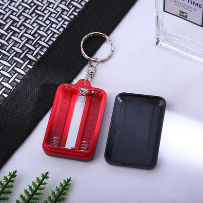 Mini LED Flashlights Keychain Portable Emergency  Camping Light Keyring Torch Compact 3 Modes Backpack Flashlight Leedoar