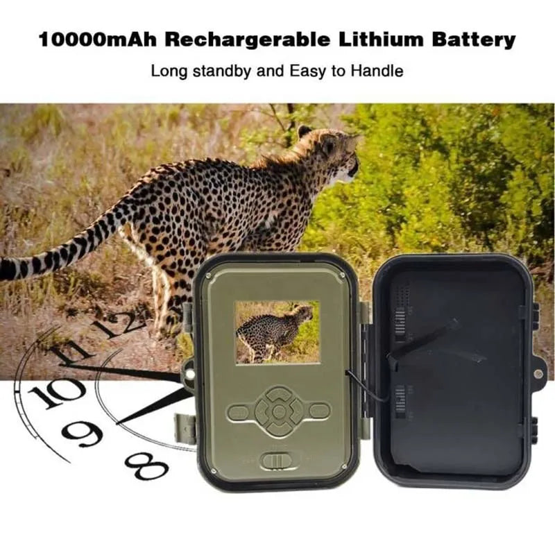 4G LIVE Video Hunting Trail Camera 10000mah Lithium Battery Cellular Camera 36MP4K Wireless APP Cloud Service IR Night Vision De Leedoar