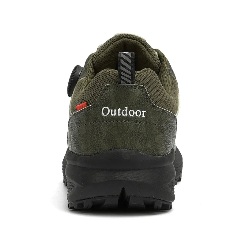 Men's Sneaker Waterproof Hiking for Men Mountain Camping Trekking Boots Climbing Sport Safety Men Tactical Shoes Leedoar