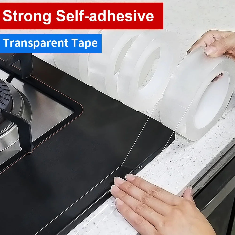 3/5/10/15M Nano Home Kitchen Sink Gap Waterproof Mold With Strong Self-adhesive Transparent Tape Bathroom Water Sealing Tool Leedoar