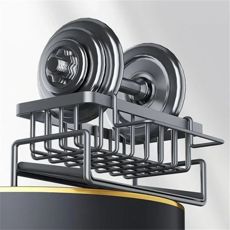 Kitchen Sink Drain Rack Organizer Stainless Steel Self-draining Sink Shelf Soap Sponge Holder Dishcloth Towel Rack filter basket Leedoar