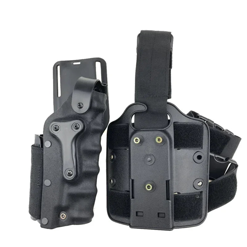 Tactical Gun Holster Leg Platform Pistol case Fits For GLOCK 17 19 Colt 1911 M92 M9 SIG P220 Outdoor Military Thigh Gun Holster Leedoar