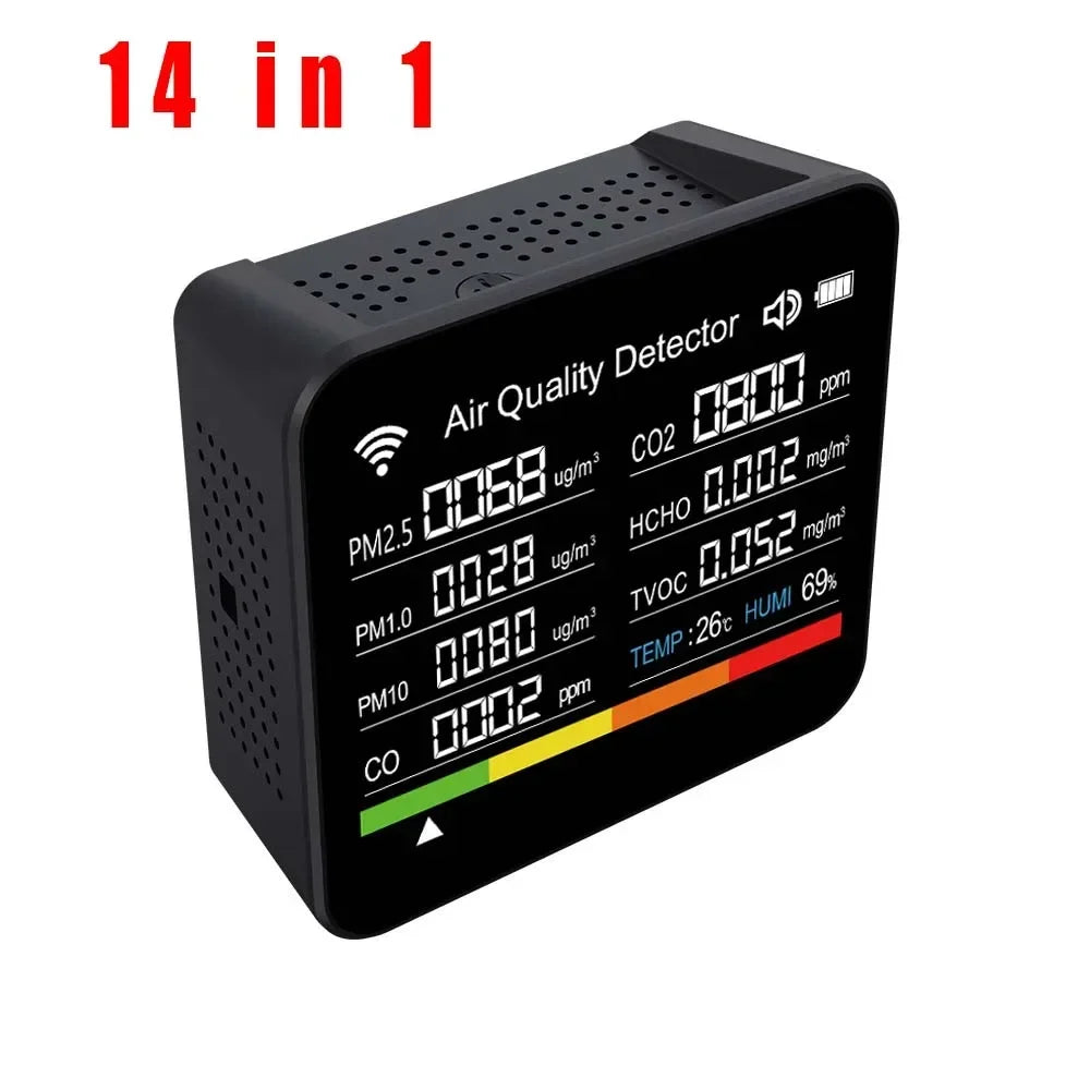 14 in 1 Tuya WIFI Air Quality Monitor