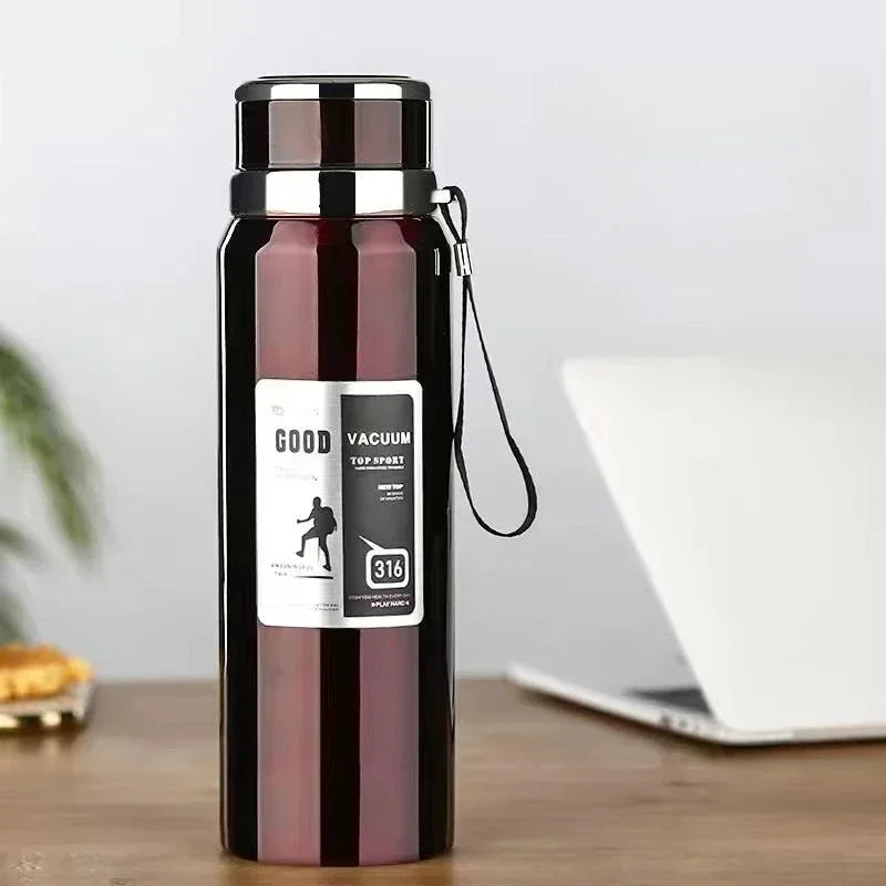 1000ml Large Capacity Stainless Steel Insulated Water Bottle