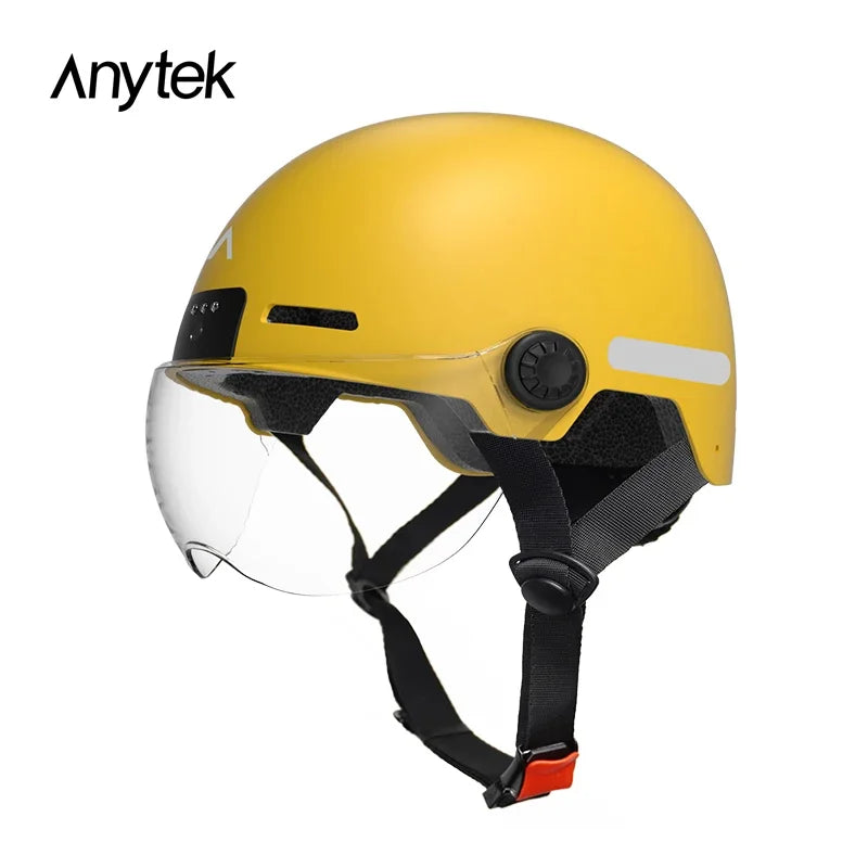 Smart Cycling Helmet with Integrated Camera and Safety Lights