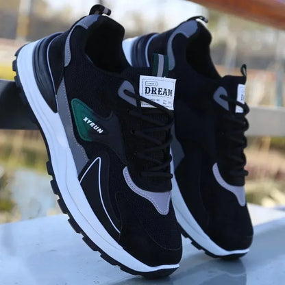 Men's Shoes Fashion Mens Sneakers 2024 Autumn New Brand Design Comfortable Soft Soled Men Running Shoes Tenis Masculino Leedoar