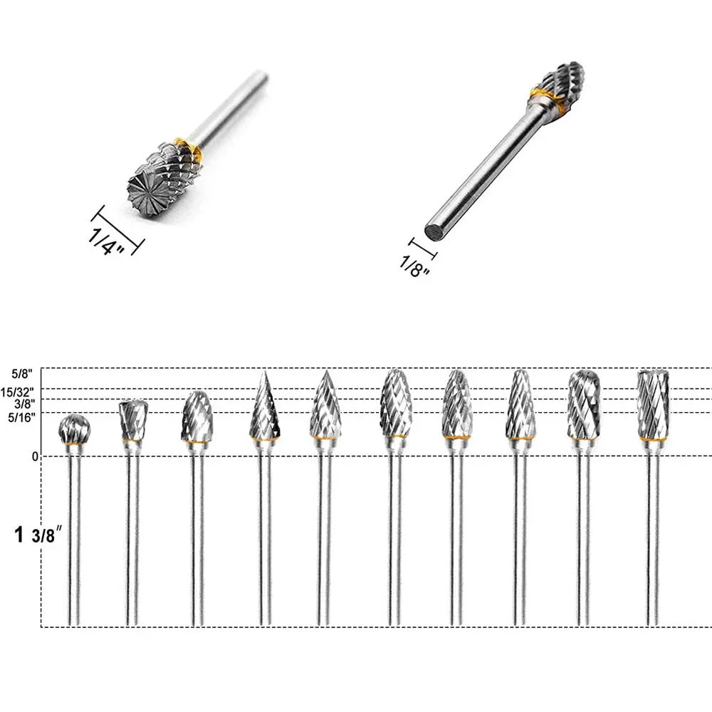 Tungsten Carbide Milling Cutter Rotary Tool