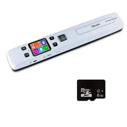 WIFI Scanner IScan A4 HD Color LCD Screen With SD Card 16G 32G 1050 DPI CIS Scanning Document Photo Image Storage Format JPG/PDF Leedoar