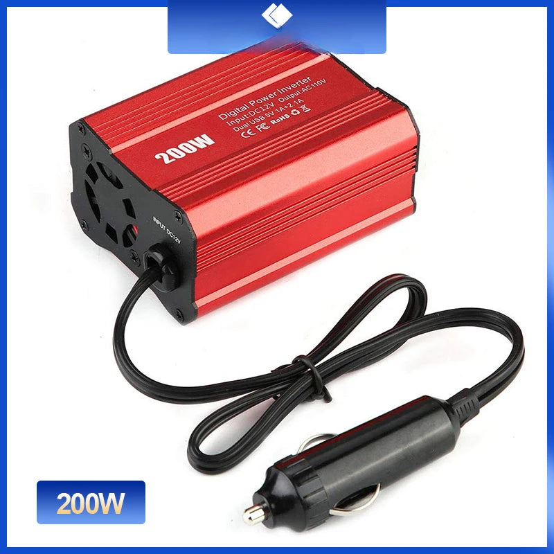 200W Car Power Inverter 12V 150V and AC 110v Converter Auto Charger Converter Adapter Modified Sine Wave EU US JP Socket Tool Leedoar