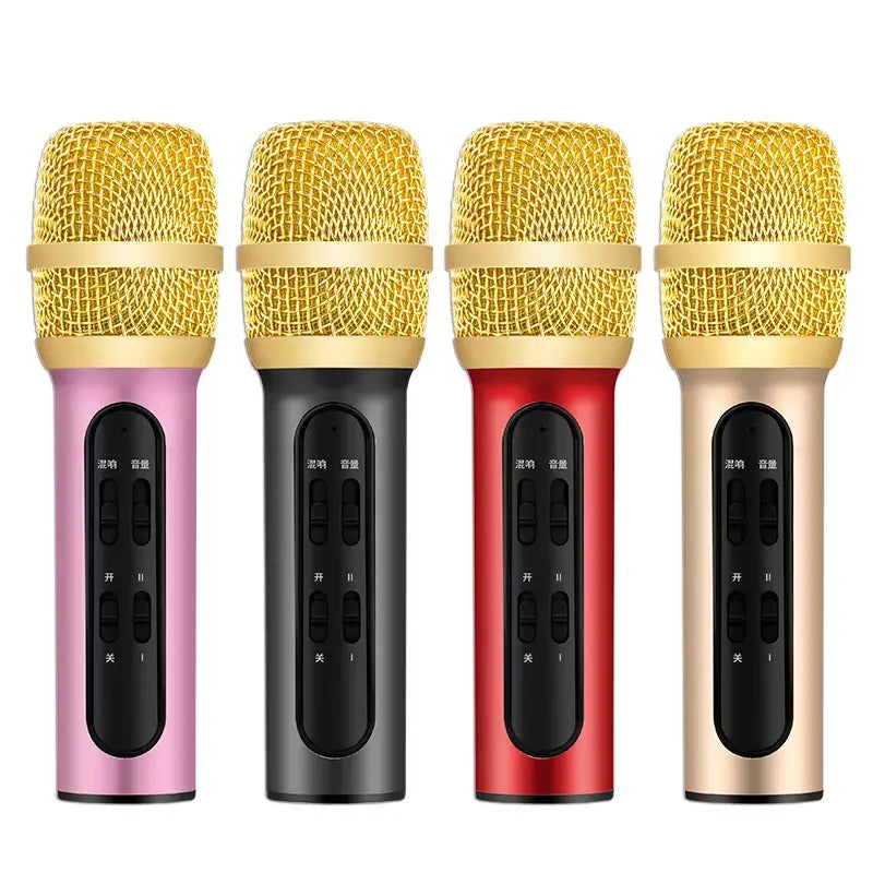 C11 Wireless Kids Karaoke Microphone with Speaker Portable Handheld Music Player for Home Party KTV Mic Show Family Party Gifts Leedoar