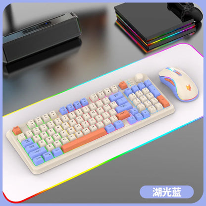 XUNFOX K82 Teclado com fio Manipulador Sinta Luminescente Elétrico Competição Jogo Computador Desktop Notebook Escritório Casa Teclado 