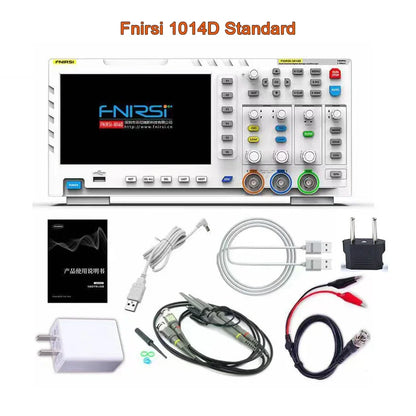 1014D Portable Digital Oscilloscope Osciloscopio Digital Multimeter 100MHz*2 2 In 1 Dual Channel Input Signal Generator