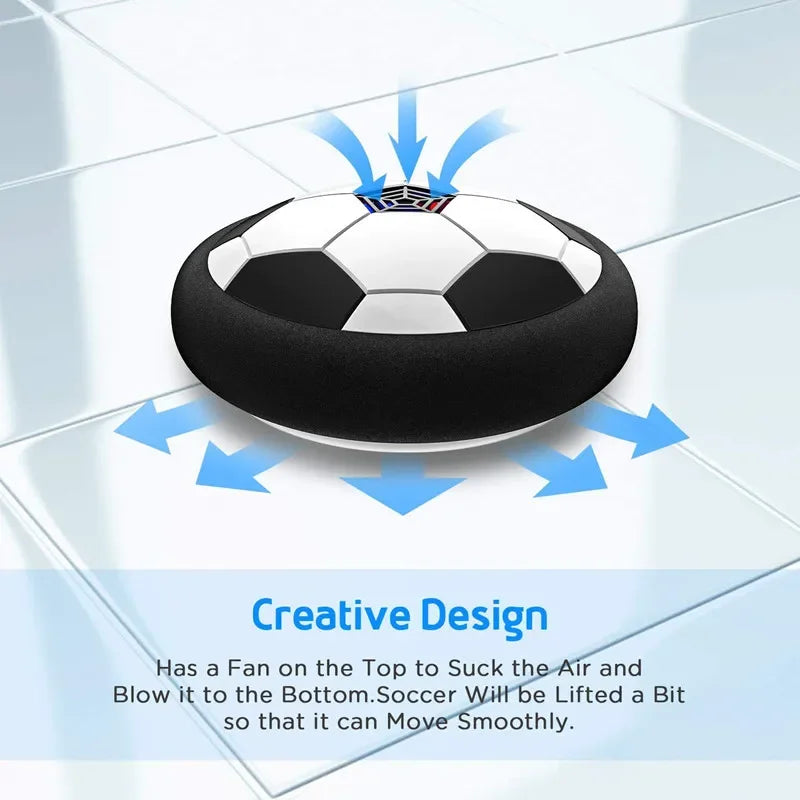 Hover Soccer Ball Toys for Children Electric Floating Football with LED Light Music Soccer Ball Outdoor Game Sport Toys for Kids Leedoar