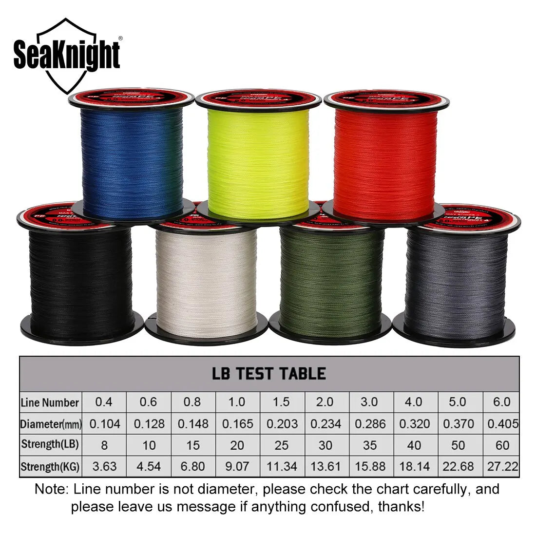 SeaKnight TriPoseidon Series 4 Strands Multifilament Fishing Line 300M PE Braided Line Smooth Carp Fishing 15lb 20lb 25lb 30lb Leedoar