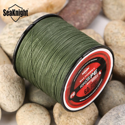 SeaKnight TriPoseidon Series 4 Strands Multifilament Fishing Line 300M PE Braided Line Smooth Carp Fishing 15lb 20lb 25lb 30lb Leedoar