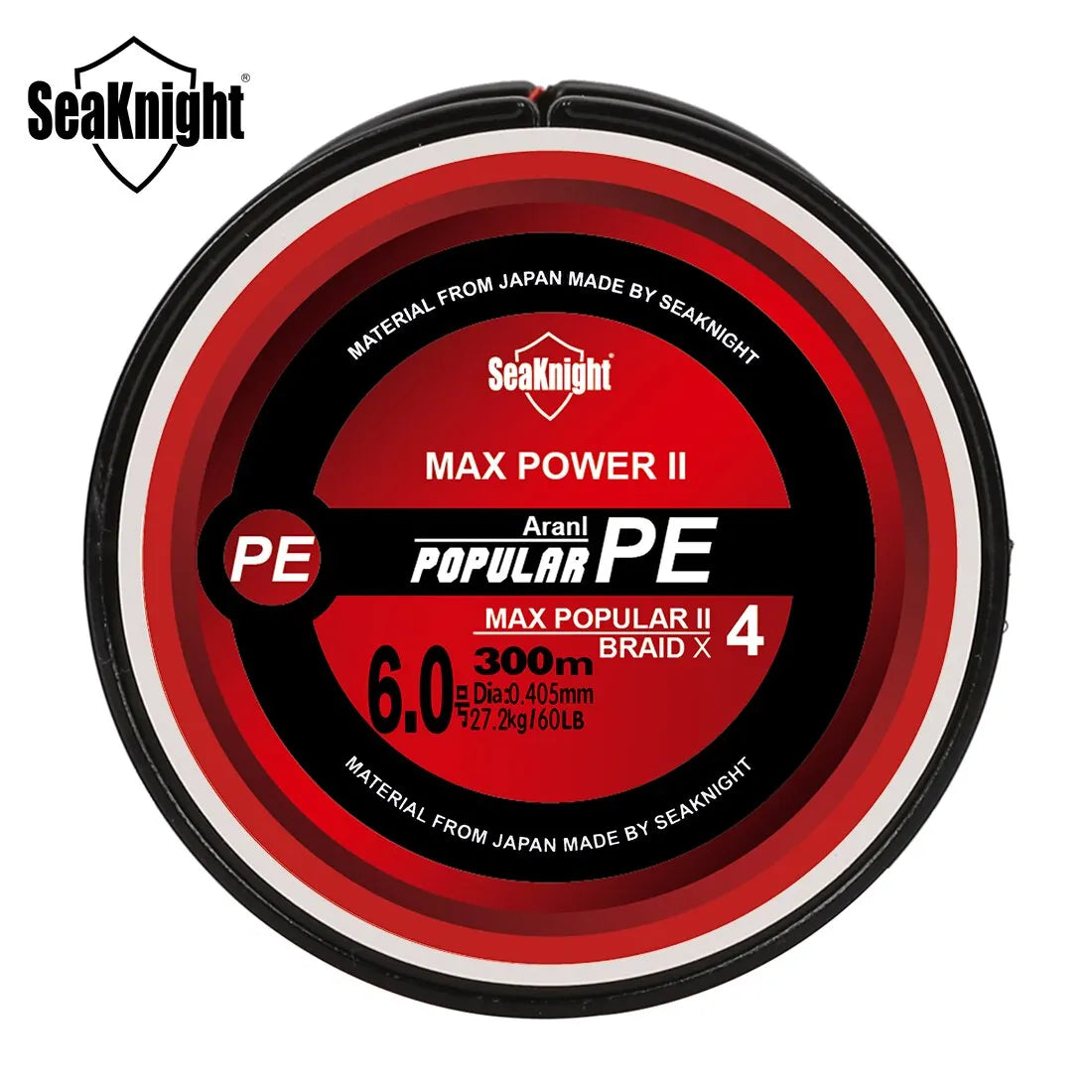 SeaKnight TriPoseidon Series 4 Strands Multifilament Fishing Line 300M PE Braided Line Smooth Carp Fishing 15lb 20lb 25lb 30lb Leedoar