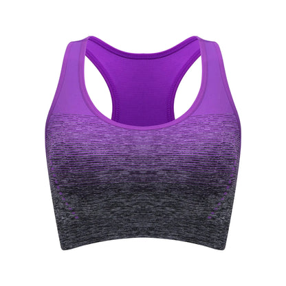 Seamless Sports Bra, Shock-absorbing, Steel Ring Free, Fashionable Vest, Breathable, Quick Drying Yoga Vest, Stress Free Fitness Leedoar