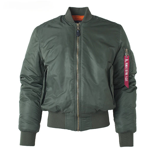 Jaqueta tática militar masculina do exército MA-1 Flight Bomber, beisebol, universidade, piloto, força aérea, casaco de inverno à prova d'água para homens 