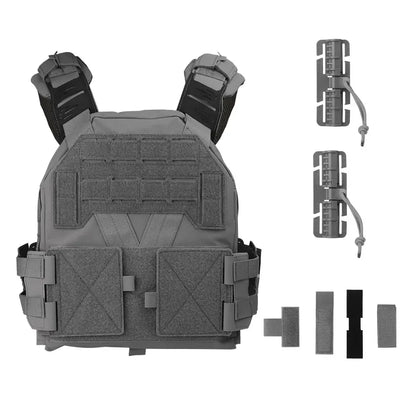 KZ Tactical Vest Plate Carrier Hunting Vest Comfort Lightweight Utility MOLLE Quick Release Agilit Army Airsoft Military Gear Leedoar