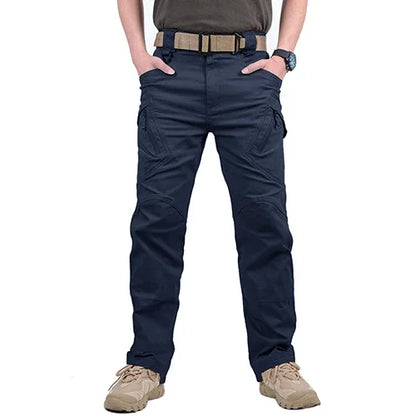 Tactical Pants Mens Multi Pockets Cargo Pants Combat Cotton Pant Casual Police Trousers Hiking Work Pants Male Leedoar