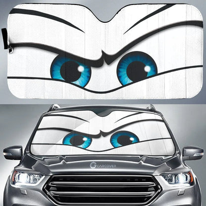 Sunshades Reflector Anti Uv Protector Evil Eyes Custom Car Sunshade Sun Shade Universal Summer 2024hot Sale Leedoar