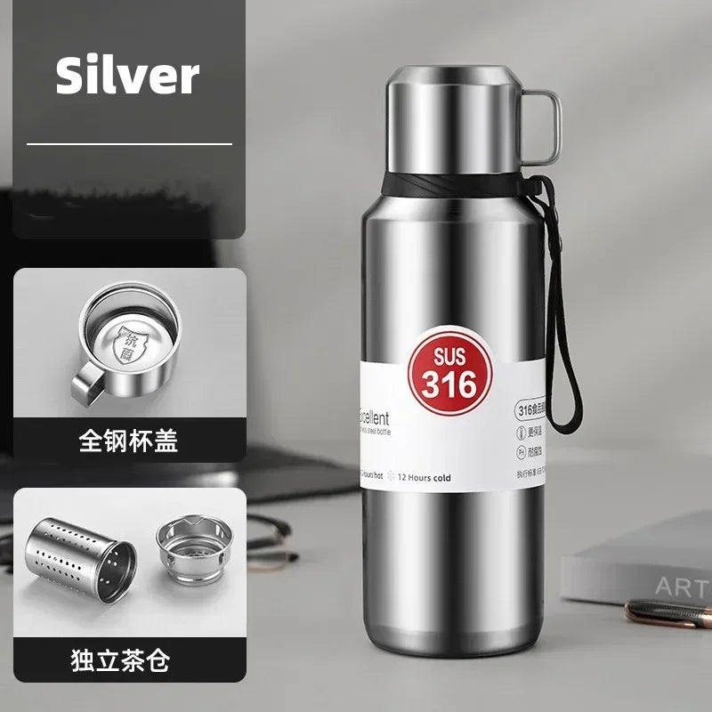 1 Liter 316 Stainless Steel Thermos Cup