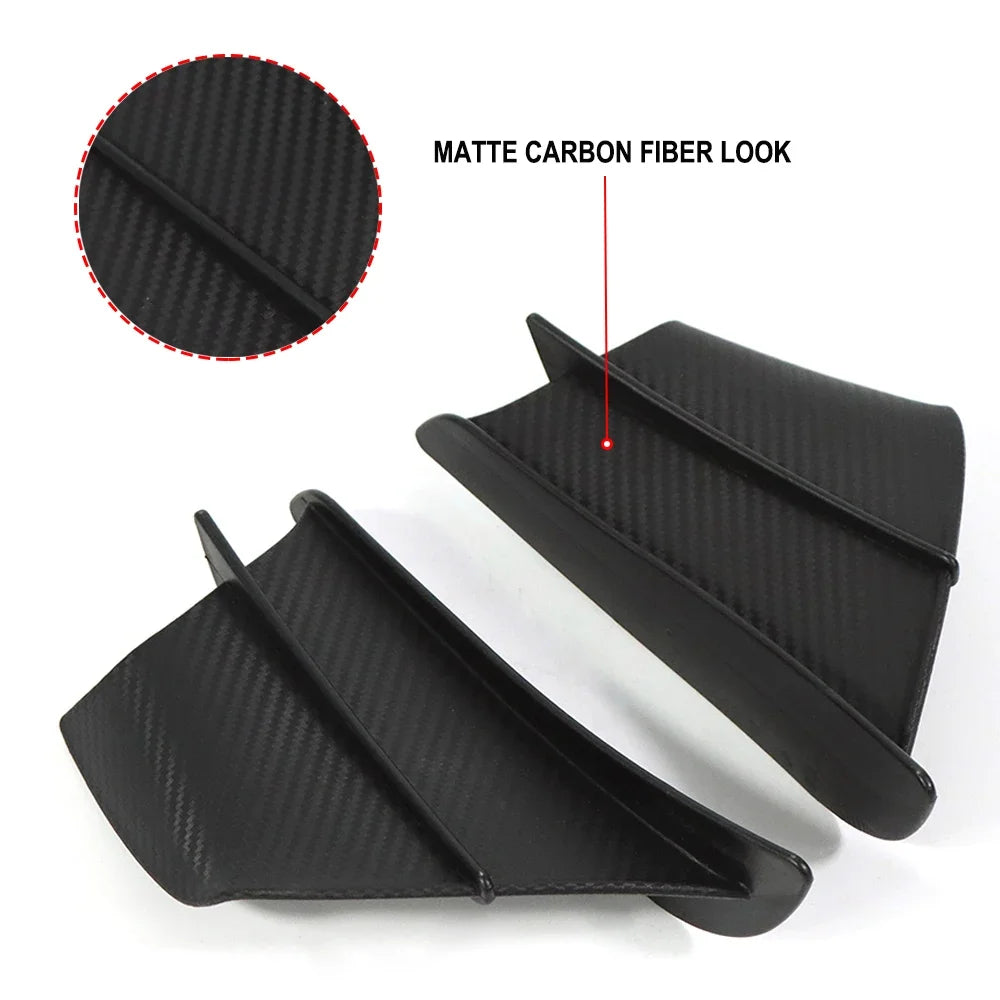 Motorcycle Fixed Wing is Suitable for Yamaha Ducati Kawasaki Modified Side Wing Aerodynamic Spoiler Decorative Accessories Tools Leedoar