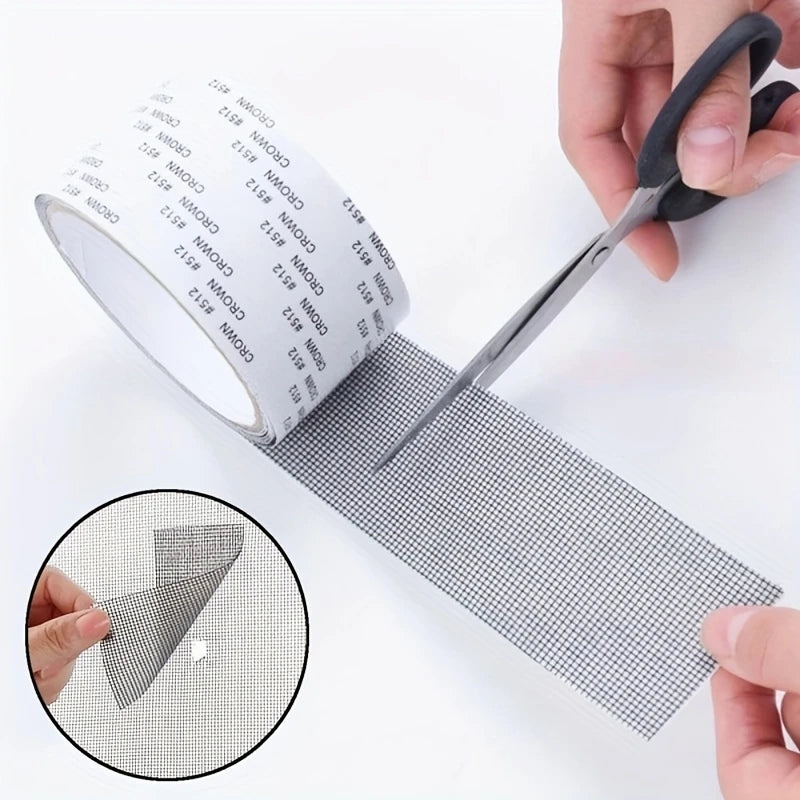 Self-adhesive Window Screen Mosquito Net Repair Tape Window Screen Mesh Sticker Anti-mosquito Window Door Repair Subsidy Tapes Leedoar