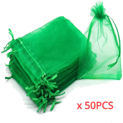 20/50/100PCS Fruit Insect Proof Yarn Bag Garden Plant Protective Cover Multi-color Home Gardening Accessories Leedoar