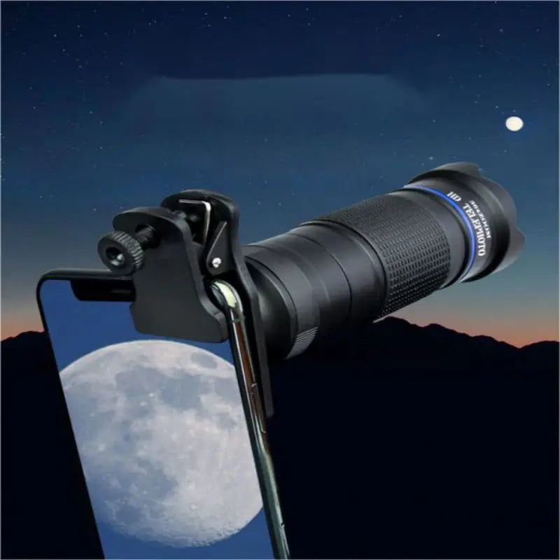 Lente para celular 36X HD Telefoto Lente externa portátil para celular ZOOM Telescópio fotográfico HD de alta potência com câmera 37MM 0,45X 49UV