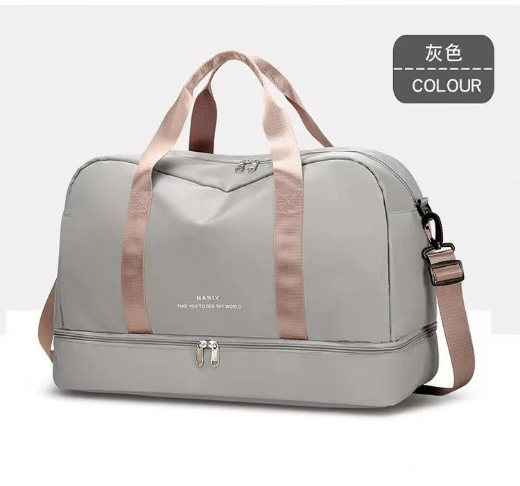 Bolsos de viaje para mujer, bolsos de nailon, nuevos bolsos de equipaje para mujer, bolso cruzado, bolso de viaje para hombre, bolso de hombro informal de moda para mujer