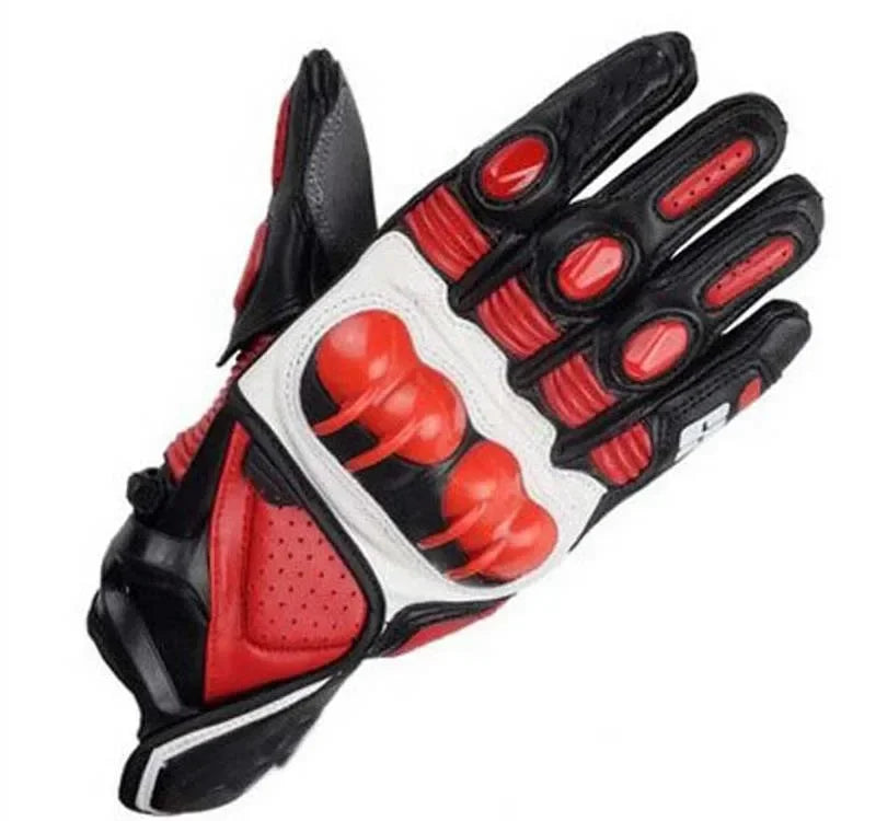 1 par de guantes de moto de dedo completo, resistentes al viento, con pantalla táctil, equipo de moto para motociclistas de cross country