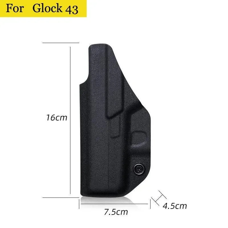 Colt 1911 Glock 17 19 43 Tactical Inside Waistband Concealed Carry Holster Custom Belt Clip Single Double Stack Magazine Pouch Leedoar