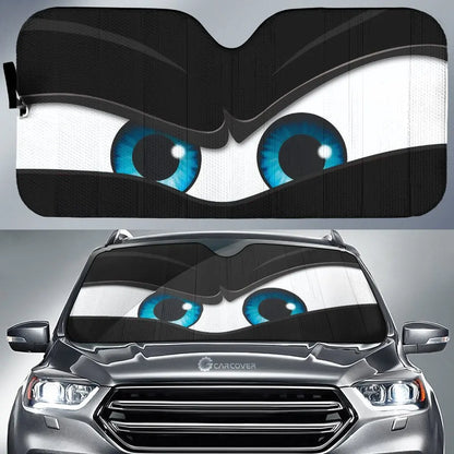 Sunshades Reflector Anti Uv Protector Evil Eyes Custom Car Sunshade Sun Shade Universal Summer 2024hot Sale Leedoar