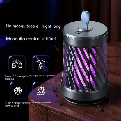 Mini Led Night Light Silent Household Physical Insect Mosquito Killer Night USB Rechargeable Mosquito Killer Lamp Leedoar