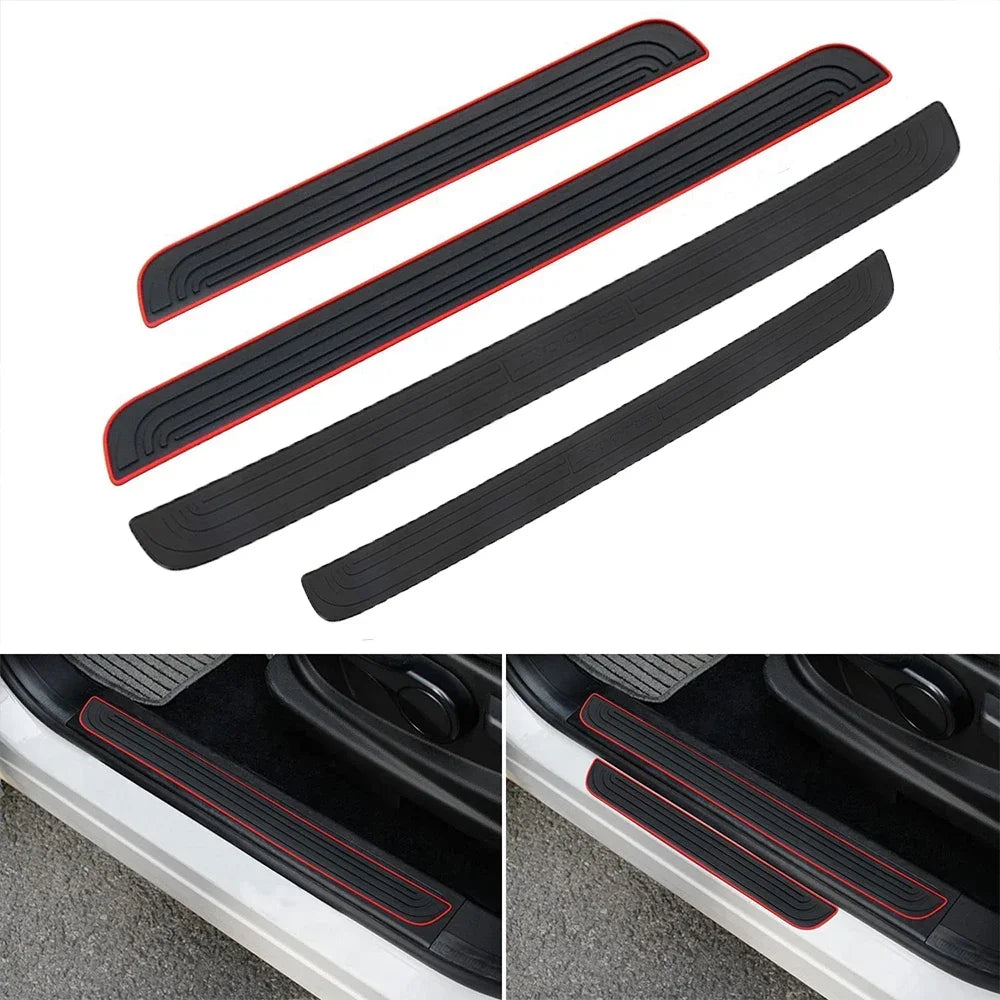 Car trunk Protective Strip Threshold Protection Sticker Rear Trunk Scratch and Collision Prevention Strip Rear Guard Board Tool Leedoar