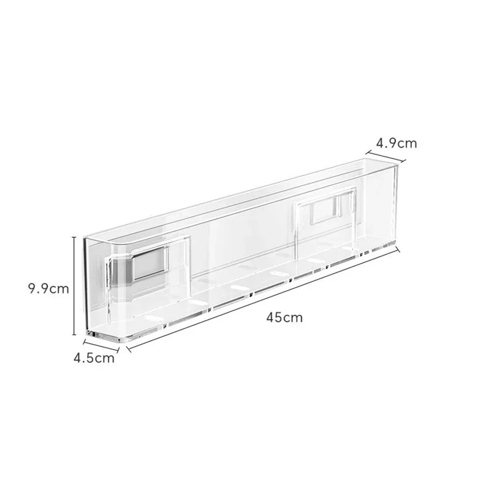 Estantería de libros de imágenes acrílicas para niños, estantería de pared detrás de la puerta, transparente, para lectura, libros de escritorio, almacenamiento de libros ilustrados para el hogar