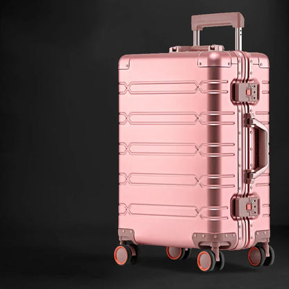 100% Aluminum-magnesium alloy Travel Suitcase