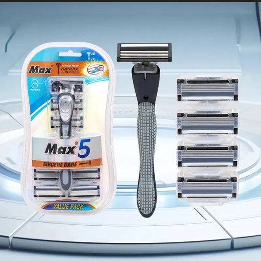 Shaver Brand New Design Men Razor Shaving Five Layer Shaver Reusable Razor Imported Blade